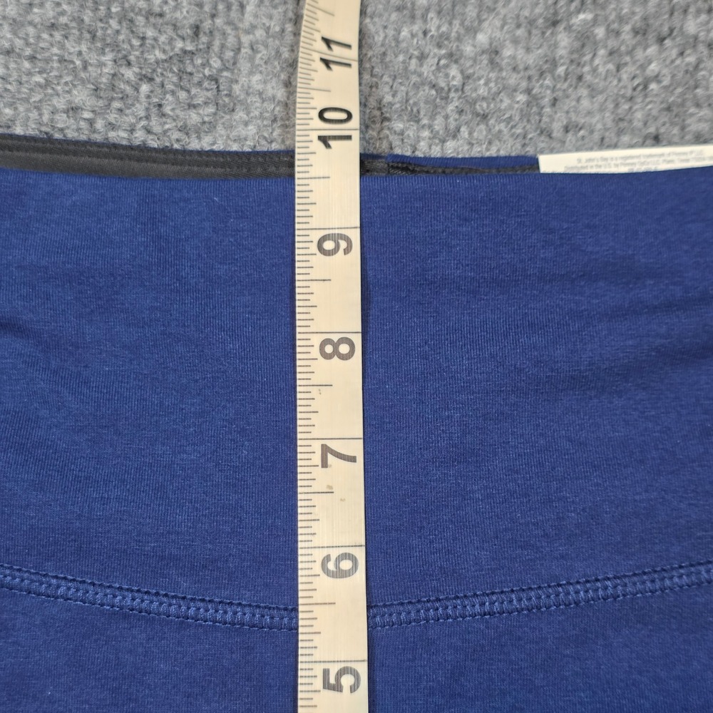 St Johns Bay Womens Blue Tummy Control High Waist Active Leggings Size S New - Picture 6 of 15